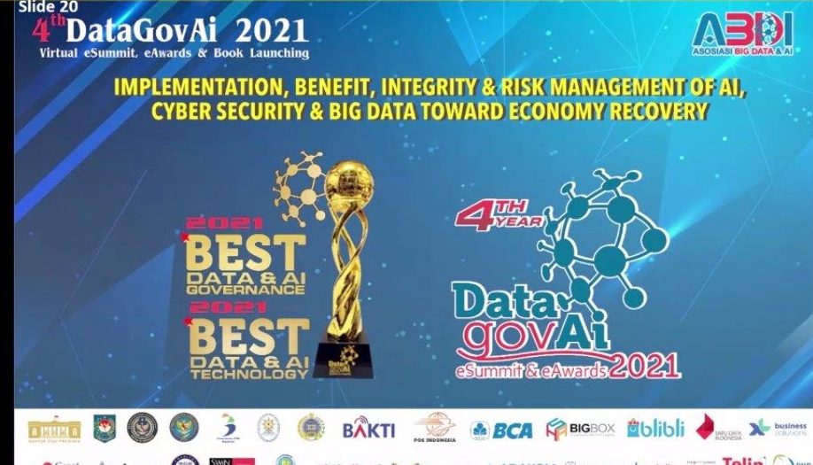 Daftar Lengkap 30 Penerima Awards DataGovAI 2021 Kategori Data Technology & Data Governance